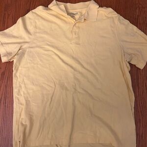 Croft & Barrow Yellow Polo Shirt Soft Cotton Blend